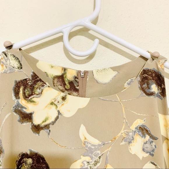 VTG CALIFORNIA CONCEPTS gray floral maxi dress 7 - Picture 3 of 8